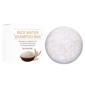 Organic Rice Shampoo Soap Bar Oil Free Conditioning Soap Rice Water Protein Nourishing Anti-loss Hair Hair Growth Soap Bar