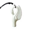 3 Packs Creative Ceramics Whistle Decorated Sweater Ornaments Handmade Crafts; Swan