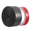 15ft x 2in Hook Loop Tape & 16.4ft x 0.94in Double-Side Strips Black + Red
