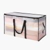 VEVOR 90L Large Storage Bags, 6 Pack Clothes Storage Bins, Foldable Closet Organizers Containers with Reinforced Handle