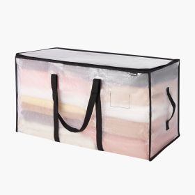 VEVOR 90L Large Storage Bags, 6 Pack Clothes Storage Bins, Foldable Closet Organizers Containers with Reinforced Handle
