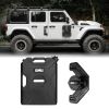 2.64 Gallon/10L Door Hinge Gasoline Container and Mount Set Compatible with 2007-2023 Jeep wrangler JK JL JT