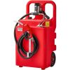 VEVOR Diesel Transfer Tank, 32 Gallon, Portable Kerosene Tank with 12V DC 10GPM Electric Transfer Pump, 13 ft Delivery Hose & Self-sealing Nozzle