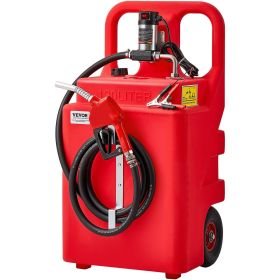 VEVOR Diesel Transfer Tank, 32 Gallon, Portable Kerosene Tank with 12V DC 10GPM Electric Transfer Pump, 13 ft Delivery Hose & Self-sealing Nozzle