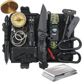 Gifts for Men Dad Husband - Christmas Stocking Stuffers, Birthday Gifts Idea for Him Boyfriend Man- Survival Kit 14 in 1, Survival Gear and Equipment