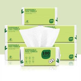 Disposable Face Towels 600 Count, Biodegradable Ultra Soft & Thick Facial Towels for Sensitive Skin, Lint-Free Makeup Remover Dry Wipes