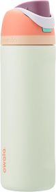 FreeSip Insulated Stainless Steel Water Bottle with Straw for Sports, Travel, and School BPA-Free Sports Water Bottle
