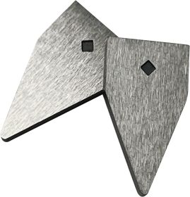 Knife Sharpener Blades, Tungsten Carbide Replacement Blades, 2 Pieces Reversible Replacement Blades, Industrial Sharpener Accessories