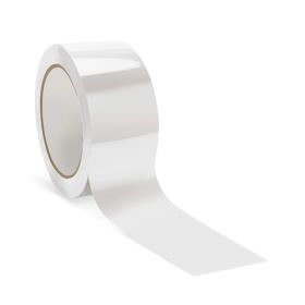 36 Rolls of White Carton Sealing Tape 2" x 55 yds. Thickness 2 Mil. Acrylic Packaging Tape for Wrapping, Packing, Shipping