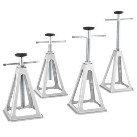 VEVOR RV Stabilizer Jacks, 4 Pack Aluminum RV Leveling Jacks, RV Stack Jacks for RV Travel Trailer Camper, Single Screw Jack Support up to 6000 L