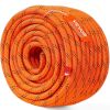 VEVOR Dual Twisted Polyester Cord, 1/2 inch by 120 feet, 48-Strand, 8000 LBS Tensile Strength, Multi-Use Outdoor Rope for Arborist Activities, Hiking