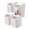 3.5Galx2 + 4.5Galx2 Ingredient Storage Container Airtight Kitchen Bin