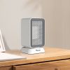 IAGREEA Portable Space Heater, Mini Fast Heater With Rotary Angle Heating And Cooling, Safe And Quiet, Suitable For Office Desktop Indoor Use (White)