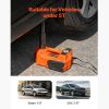 Electric Car Jack, 5 Tons /11000 lbs, Electric Scissor Jack with Built-In Inflator