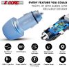 5 Core USB Car Charger Cigarette Lighter Adapter 1 USB 1 Type C Port QC 3.0 36W Fast Charging - CDKC12 1Pc