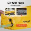VEVOR Flood Barriers, Sandbag Alternative Flood Bags 4 Pack, Flood Barrier for Home, Water Barriers for Flooding, Doorway, Driveway(4FTx6in)