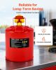 VEVOR Safety Gas Can, 5 Gallon Type I Red Safety Can for Gasoline with Stainless Steel Flame Arrester, Self-Closing Lid, and PE Funnel