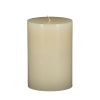 4x6" 2PK Unscented Soy Wax Candle, Ivory