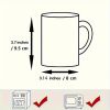 1pc 11 Oz Ceramic Coffee Mug Coffee Mug Funny Humor Coffee Mug Ceramic Tea Wine Cups Decorative Tea Cups Is