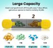 Weekly Pill Organizer 2 Times a Day - 7 Day AM PM Pill Box Large Travel Pill Case, Daily Pill Container Dispenser for Vitamins, Supplements, Fish Oils