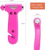 Car Safety Hammer Gift for Women, Three-in-One Tool with Window Breaker and Seat Belt Cutter, Safety Emergency Car Escape Tool for Family, Children