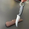 1pc Beautiful Arc-shaped Straight Knife, Made Of High-quality Steel. It Is Suitable For Various Scenarios Such As Outdoor Activities, Handicrafts