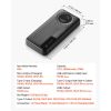 Portable Charger, with Built-in Cables, 10000 mAh Travel Battery Pack, 6 Outputs 3 Inputs Fast Charging Power Bank with USB Type-C Micro-B Input
