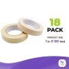 Sterilization Indicator Tape. Pack of 18 Autoclave Indicator Tape 1 Inch X 60 Yard Lead-Free Steam Sterilize Tape Steam Indicator Tape for Tattoo Salo