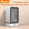 IAGREEA Portable Space Heater, Mini Fast Heater With Rotary Angle Heating And Cooling, Safe And Quiet, Suitable For Office Desktop Indoor Use (White)