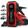 S ZEVZO Car Battery Jump Starter 8000A Jump Box with PD 60W Fast Charging (All Gas/16.0L Diesel Engines)