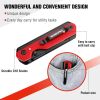 2-in-1 Folding Knife/Utility Knife, Quick-Change Box Cutter with Belt Clip, Liner Lock
