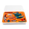 Household Hand Tools kits - 17 Piece by ,Set Includes â€“ Hammer, Wrench,Screwdriver Set, Pliers (Tool Kit for the Home, Office, or Car)