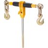 Ratchet Chain Binder 2PCS, 3/8"-1/2" Heavy Duty Load Binders, with G80 Chains 12000 lbs Secure Load Limit, Labor-saving Anti-skid Handle