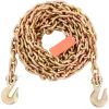 Transport Binder Chain, 4900lbs Working Load Limit, 5/16''x20' G80 Tow Chain Tie Down with Grab Hooks, DOT Certified