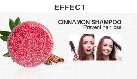 PURC Hair Shampoo Bar Ginger Polygonum Cold Processed Soap Smoothing Cleaning Anti Dandruff Soap Bar Soft Hair Care (Function: 1pcs Cinnamon)