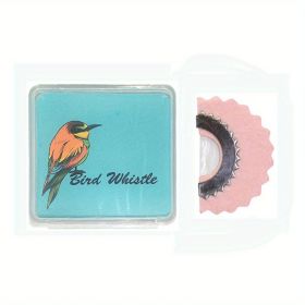 1pc Bird Whistle Toy Magic Fun Bird Caller Tongue Tricks Whistle Magic Tweeting Noisemaker Child Outdoor Sports Funny Gifts (Color: pink)