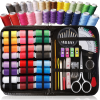 Sewing Kit For Adults Beginners With Needles; Thimble; Knitting Tools & More; Craft Travel Supplies And Accessories
