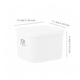 1/2pcs Refrigerator Storage Box; Reusable Frozen Food Storage Container With Lid; Suitable For Refrigerator Storage Of Salads; Snacks; Fruits; Vegetab (size: small)