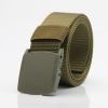 1pc Men's Nylon Automatic Belt; 6 Colors Available