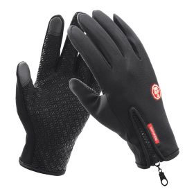 Moto Touch Screen Motorbike Racing Riding Gloves Winter Motorcycle Gloves Winter Thermal Fleece Lined Waterproof Heated Guantes (Color: as picture, size: M)