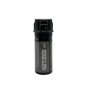 Streetwise Sticky Gel Pepper Spray (Color: Black, size: 2oz)