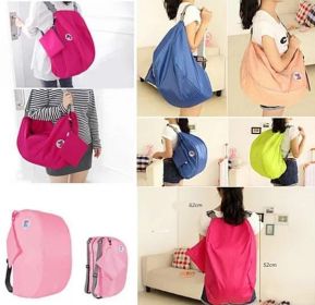 Jack And Jill The Duffle And The Backpack 2 IN 1 Bag (Color: pink)