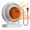 300W Space Heater with 30° Tilting Angle 3S Fast Heating Portable Desktop Electric Heater For Indoor Use With Overheat Protection Tip Over Protection