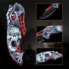 Portable Folding Knife For Camping, Hunting, Fishing, Hiking. With Broken Glass Function, Pocket Clip. A Gift For My Father.