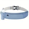 Ultra-Light Running Waist Pack – Breathable Nylon Belt Bag with Lock Closure & Reflective Strips for Safety (Unisex, 6 Colors)