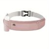 Ultra-Light Running Waist Pack – Breathable Nylon Belt Bag with Lock Closure & Reflective Strips for Safety (Unisex, 6 Colors)