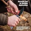 Portable Folding Knife For Camping, Hunting, Fishing, Hiking. With Broken Glass Function, Pocket Clip. A Gift For My Father.