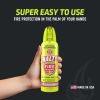 HALT! Handheld Fire Fighting Foam Spray â€“ Non-Toxic, Easy to Use, Store, and Find in Emergency â€“ Compact & Portable â€“ Ideal for Home, Kitchen