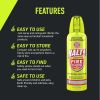 HALT! Handheld Fire Fighting Foam Spray â€“ Non-Toxic, Easy to Use, Store, and Find in Emergency â€“ Compact & Portable â€“ Ideal for Home, Kitchen