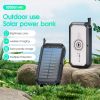 Portable Charger, 10000mAh Power Bank with USB-C Cable for Travel, Fast Charging Battery Pack for iPhone